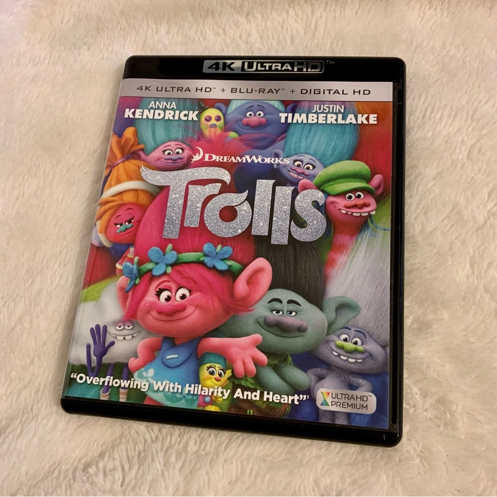 Dreamworks Trolls 4K Ultra HD+ Blu-Ray Disc